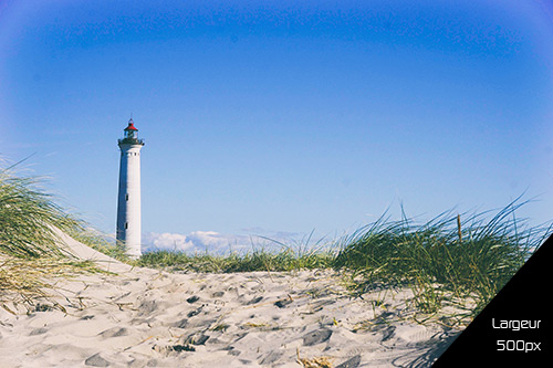 paysage de bord de mer dune phare